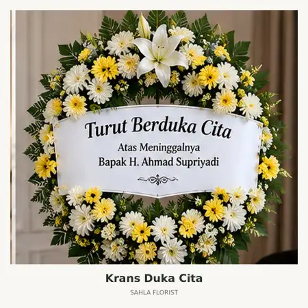 Krans Bunga Duka Banjarsari Solo
